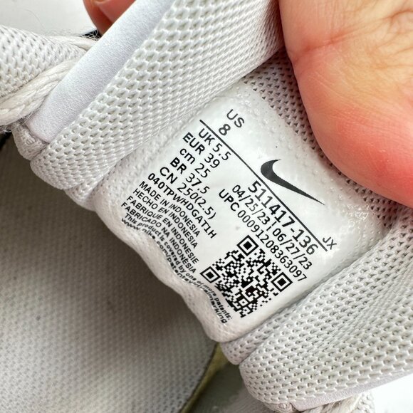 Nike Air Max Correlate Women Size 8 511417-136 White New Green Black Shoes - Picture 10 of 11